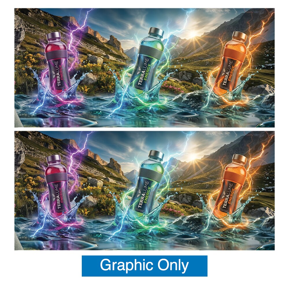 Showbird 120 600x300 — Double Sided Graphic Only